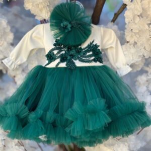 Rochie de ocazie fetita Smarald