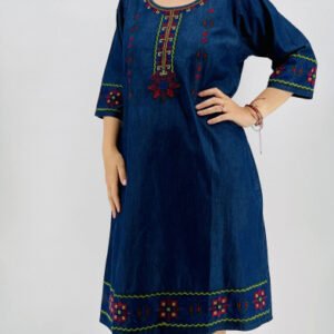 Rochie din Denim traditionala Sanda 53