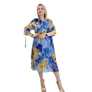 Rochie dreapta tip matase Mariana 17