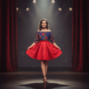 Rochie eleganta Bujori 2