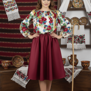 Rochie eleganta Bujori