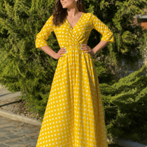 Rochie eleganta cu buline Nela 5