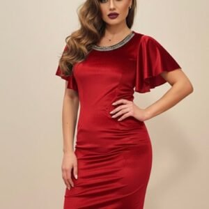 Rochie eleganta cu maneci fluture