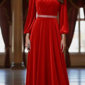 Rochie eleganta din catifea Cati 3