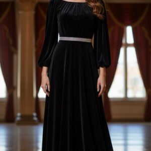 Rochie eleganta din catifea Cati 5