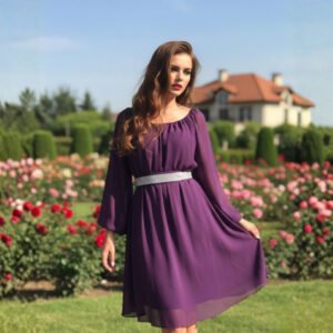 Rochie eleganta din voal Mioara 43